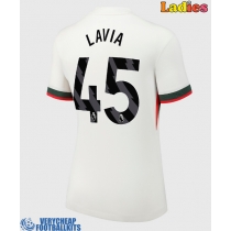 Chelsea Romeo Lavia #45 Replica Away Shirt Ladies 2025-26 Short Sleeve